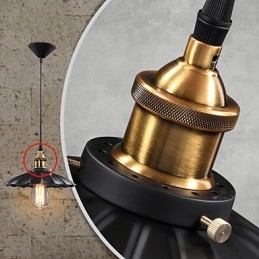 Retro-Klassiker im europäischen Stil Pendelleuchte Metall Art Droplight