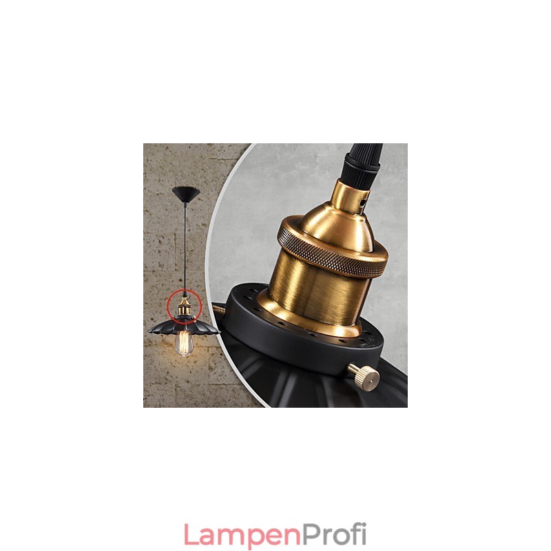 Retro-Klassiker im europäischen Stil Pendelleuchte Metall Art Droplight
