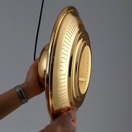 Hängelampe Garage aus galvanisiertem Metall im Landhausstil