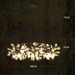 Country Designers Kronleuchter aus antikem Messing und Metall
