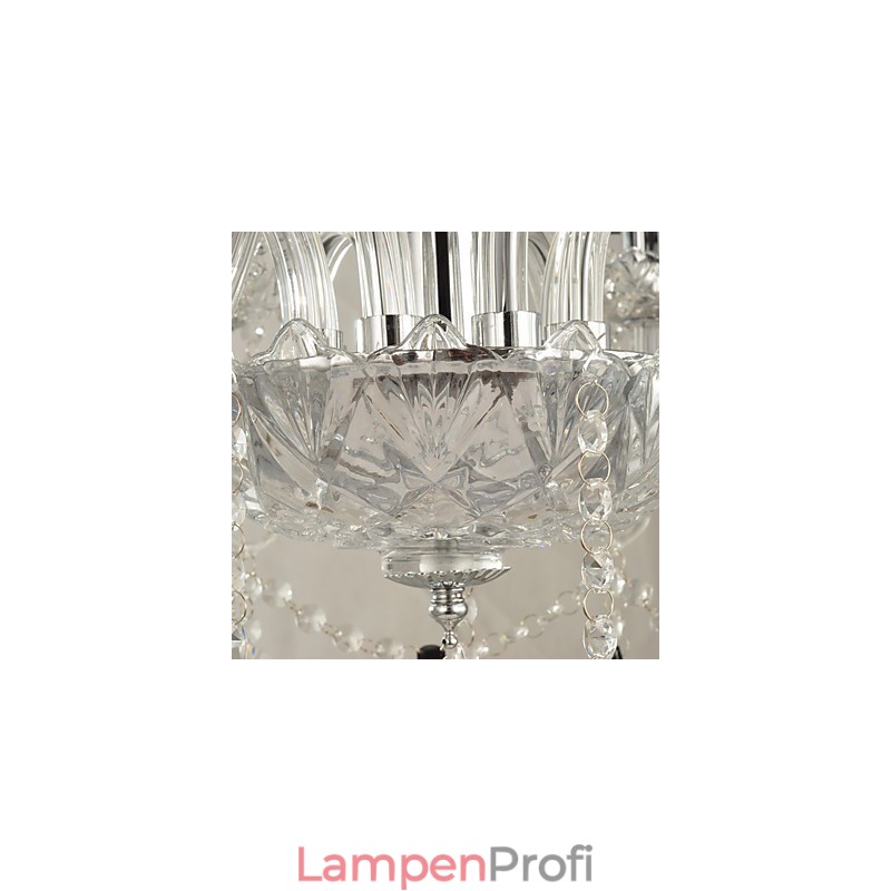 Eleganter Kristall-Kronleuchter mit 8 Lichtern
