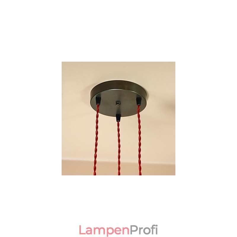 Unterputzleuchte im Country-Mini-Stil aus galvanisiertem Metall