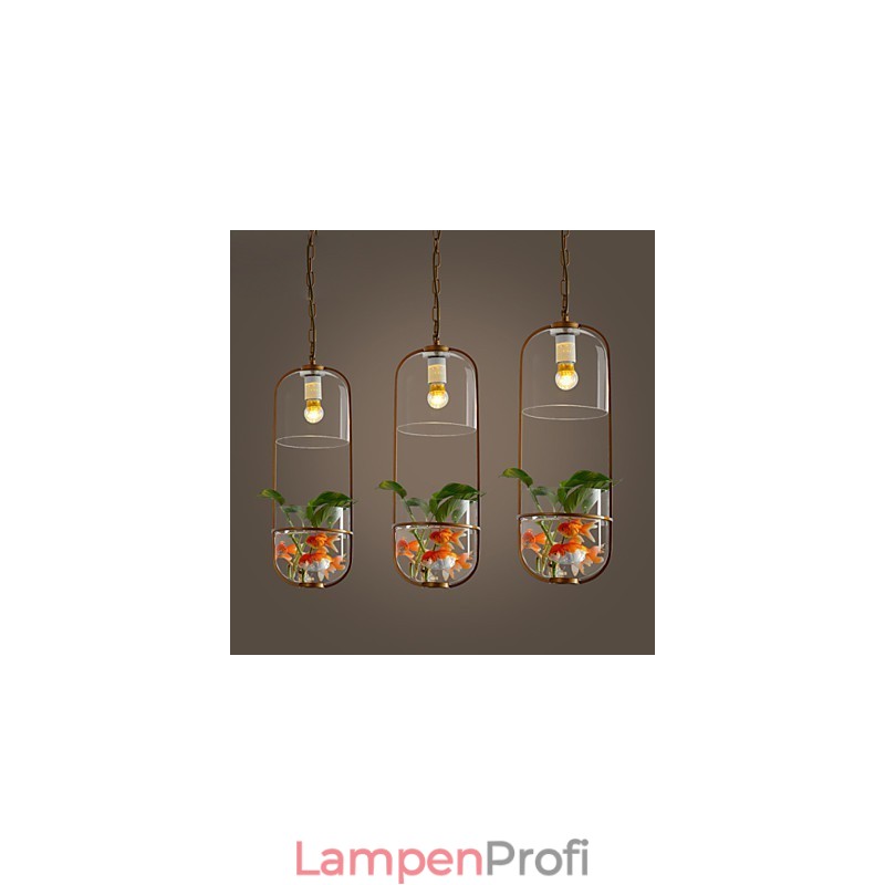 Moderne Pendelleuchte im zeitgenössischen dekorativen Design (ohne Pflanzen)