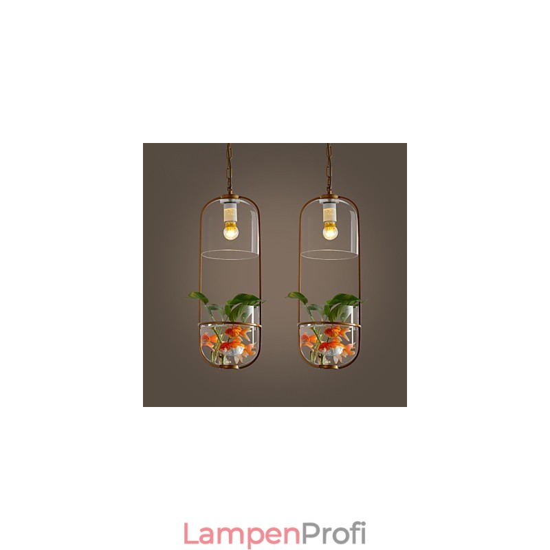 Moderne Pendelleuchte im zeitgenössischen dekorativen Design (ohne Pflanzen)