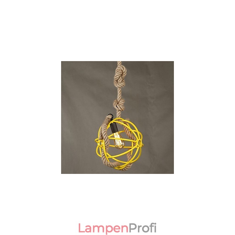 Retro Cafe Art Kronleuchter Kronleuchter Seil