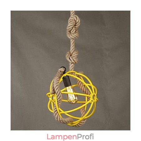 Retro Cafe Art Kronleuchter Kronleuchter Seil