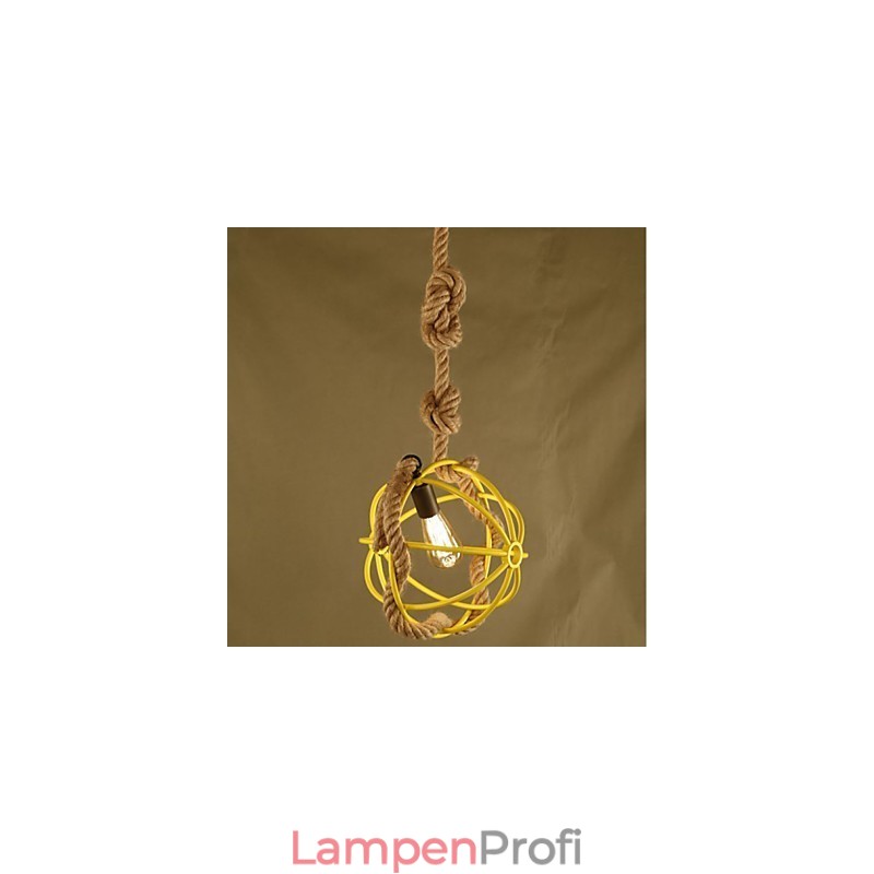 Retro Cafe Art Kronleuchter Kronleuchter Seil