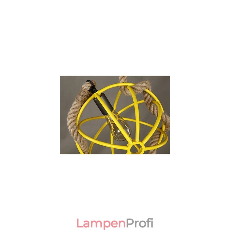 Retro Cafe Art Kronleuchter Kronleuchter Seil