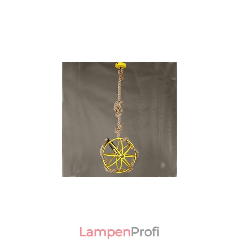 Retro Cafe Art Kronleuchter Kronleuchter Seil