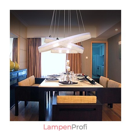 Kristall Pendelleuchte Moderne Lampe Drei Ringe Kristall Pendelleuchte Moderne Lampe Drei Ringe