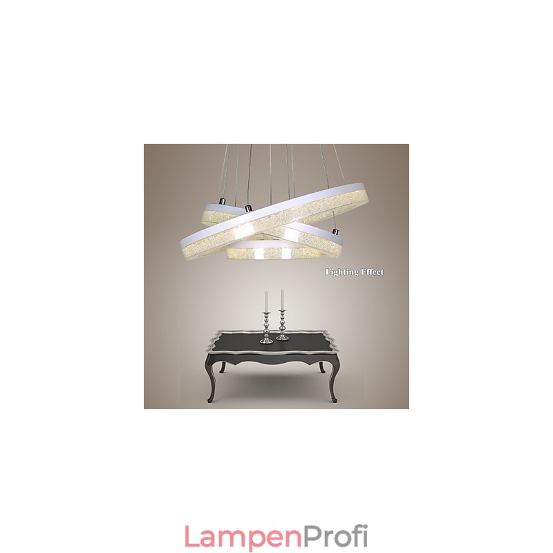 Kristall Pendelleuchte Moderne Lampe Drei Ringe