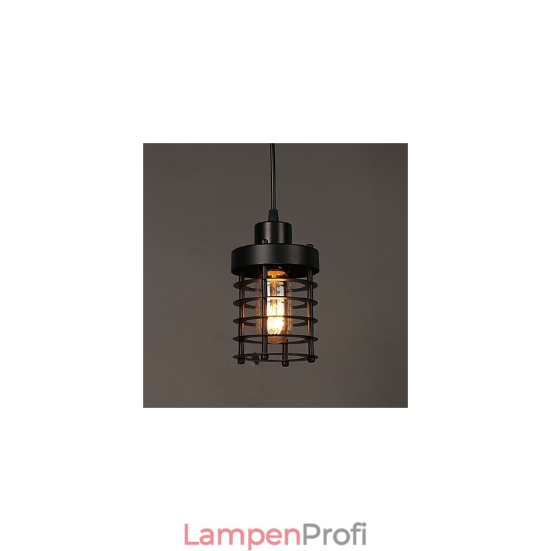 Retro Kreis von Einzelkopflampen und Laternen Charakter Art Kronleuchter Lampe