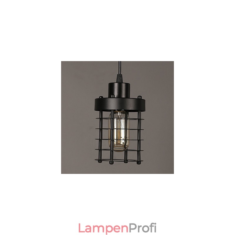 Retro Kreis von Einzelkopflampen und Laternen Charakter Art Kronleuchter Lampe