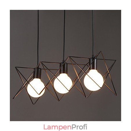 Kontraktiertes und zeitgenössisches kreatives Design Einzelkopf-Droplight aus Schmiedeeisen Kontraktiertes und zeitgenössisches kreatives Design Einzelkopf-Droplight aus Schmiedeeisen