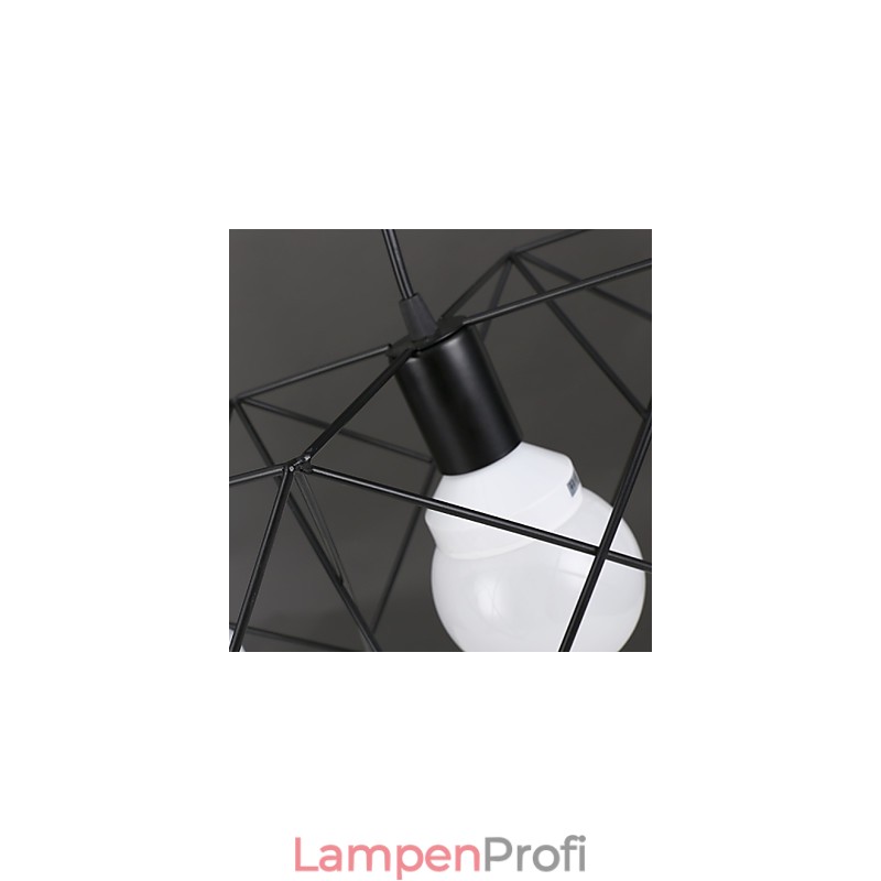 Kontraktiertes und zeitgenössisches kreatives Design Einzelkopf-Droplight aus Schmiedeeisen