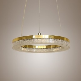Kristall Pendelleuchte Goldene Moderne Lampe